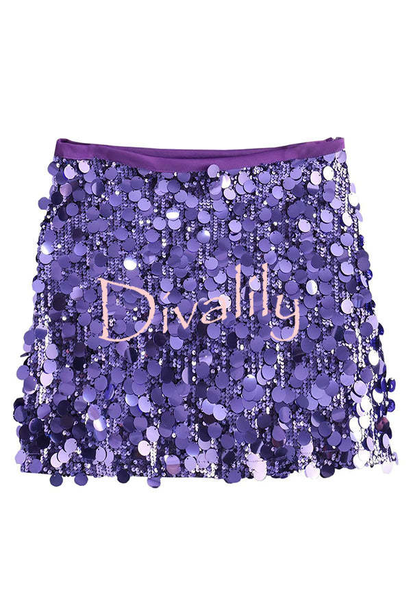 Fashion Sequin Sexy Slim Mini Skirt