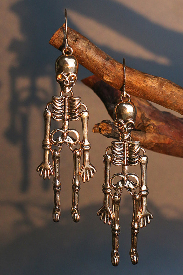 Halloween Dark Style Skull Earrings