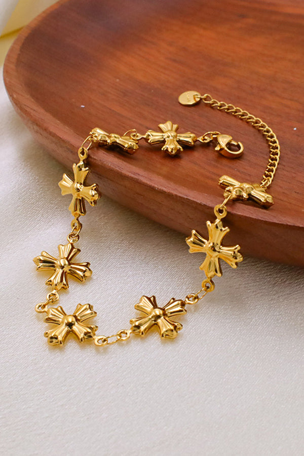Roman Byzantine Style Vintage Cross Necklace and Bracelet