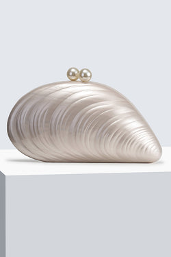 Elegant Shaped Shell Acrylic Evening Clutch