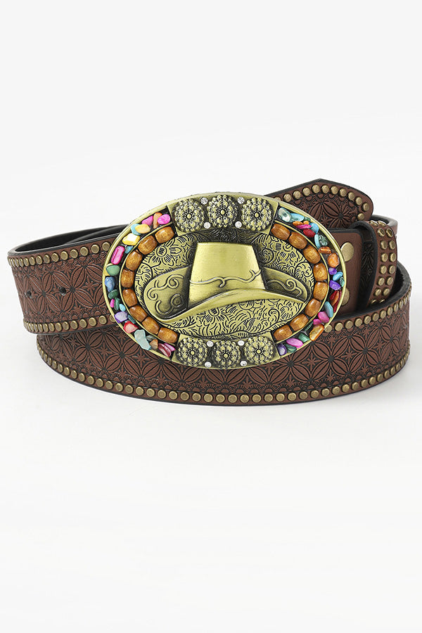 Retro Western Cowboy Style Waist Belt