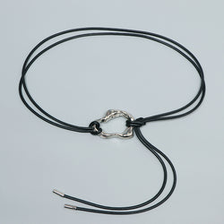 Simple and Versatile Leather Waist Rope