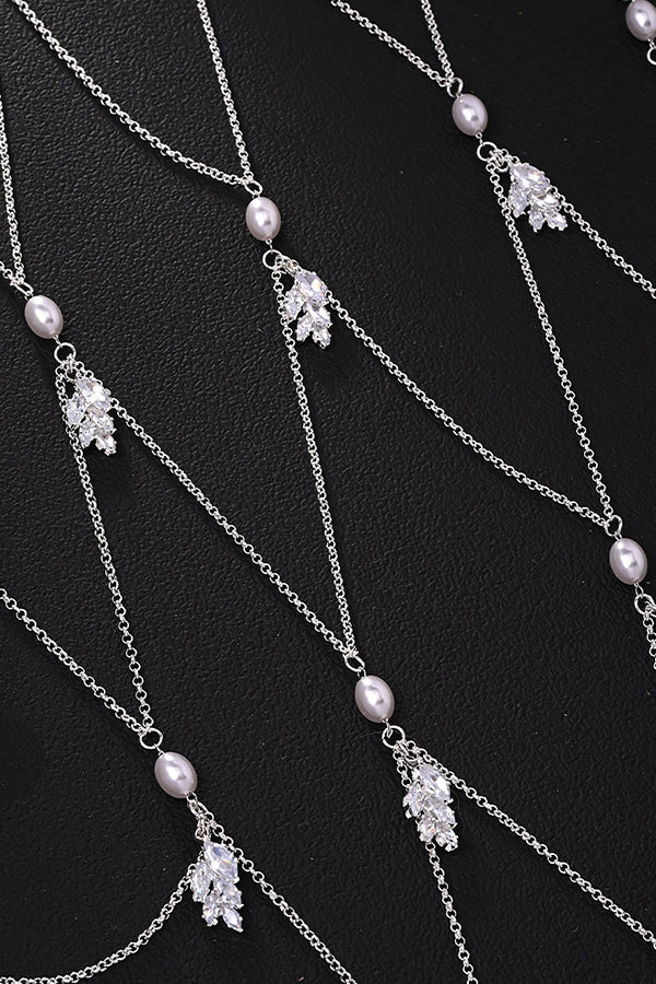 Pearl Headband with Tassels