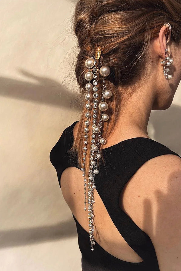 Fashionable Rhinestone Snake Chain Hair Accessories