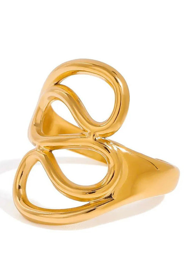 Stylish Curved Design Open Ring